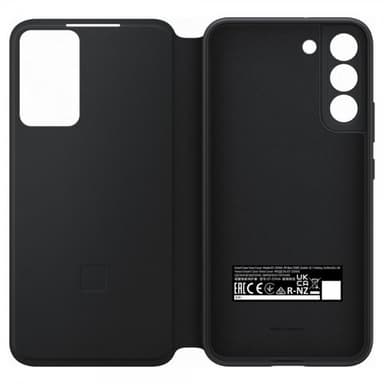 Samsung Original Galaxy S22 Plus Kotelo Smart Clear View Cover Musta