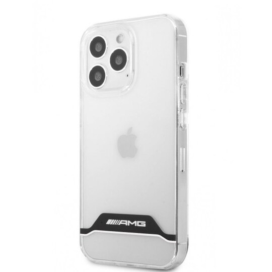 iPhone 13 Pro Kuori Electroplated Horizontal Stripes Valkoinen Läpinäkyvä