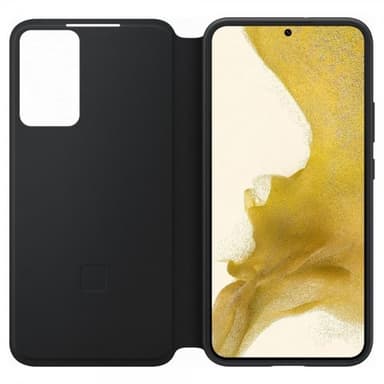 Samsung Original Galaxy S22 Plus Kotelo Smart Clear View Cover Musta