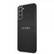 Samsung Galaxy S21 FE Kuori Saffiano Metal Logo Musta
