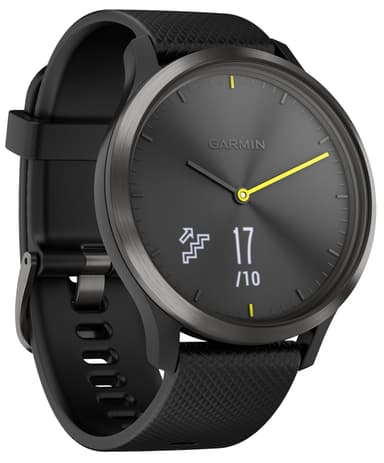 Garmin Vivomove HR Sport hybridiälykello L (musta)