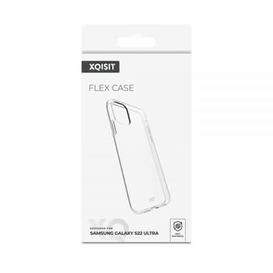 XQISIT Samsung Galaxy S22 Ultra Kuori Flex Case Läpinäkyvä Kirkas