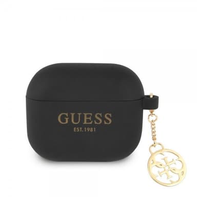 Guess AirPods 3 Kuori 4G Charms Musta