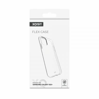 XQISIT Samsung Galaxy S22 Plus Kuori Flex Case Läpinäkyvä Kirkas