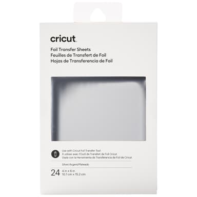 Cricut Transfer Foil siirtoarkit 10 x15 cm (hopea)