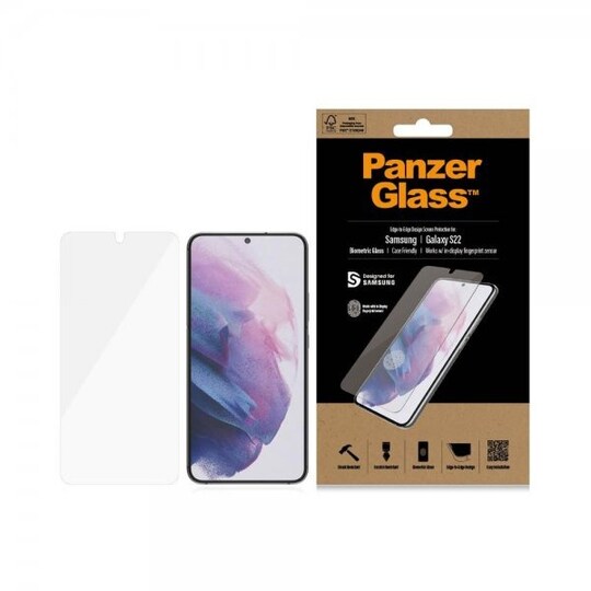 Samsung Galaxy S22 Näytönsuoja Biometric Glass Case Friendly