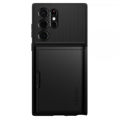 Spigen Samsung Galaxy S22 Ultra Kuori Slim Armor CS Musta