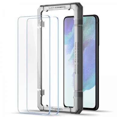 Spigen Samsung Galaxy S21 FE Näytönsuoja GLAS.tR ALIGNmaster 2-pack