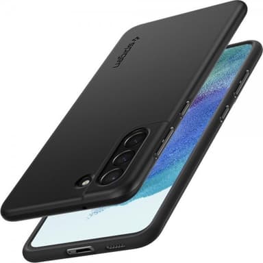 Spigen Samsung Galaxy S21 FE Kuori Thin Fit Musta