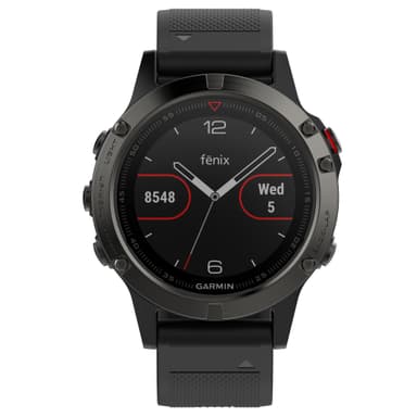 Garmin Fenix 5 urheilukello (tummanharmaa/musta) Garmin Fenix 5 urheilukello (tummanharmaa/musta)