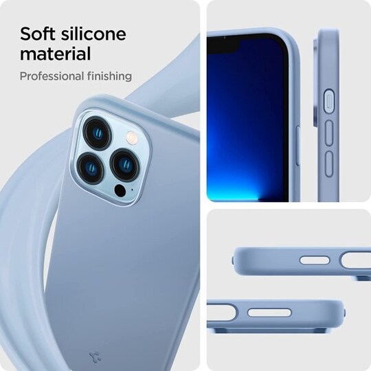 iPhone 13 Pro Kuori Silicone Fit Sierra Blue