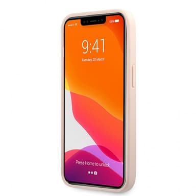 Guess iPhone 13 Kuori Big Logo Vaaleanpunainen