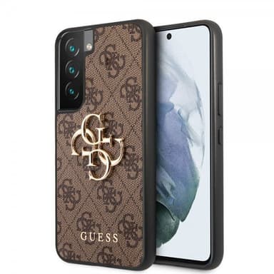 Guess Samsung Galaxy S22 Kuori 4G Logo Ruskea