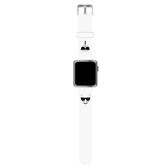 Apple Watch 38/40/41mm Ranneke Karl & Choupette Valkoinen
