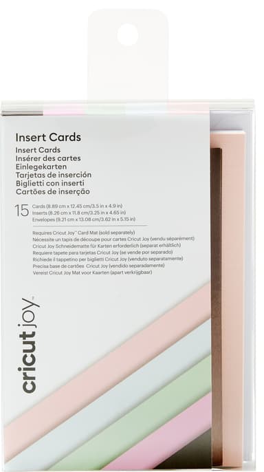 Cricut Joy kortti-insertit A1 15 kpl (Macaroons)