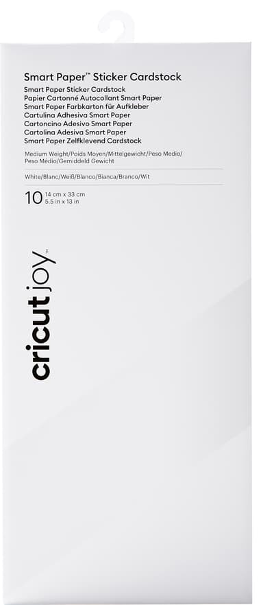 Cricut Joy Smart tarrapintainen kartonki 14 x 33 cm (musta)