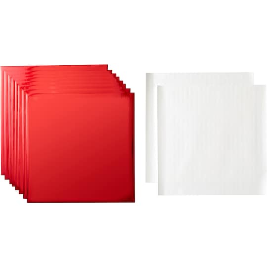 Cricut Transfer Foil Sheets siirtoarkit 30x30 cm (punainen)