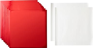 Cricut Transfer Foil Sheets siirtoarkit 30x30 cm (punainen)
