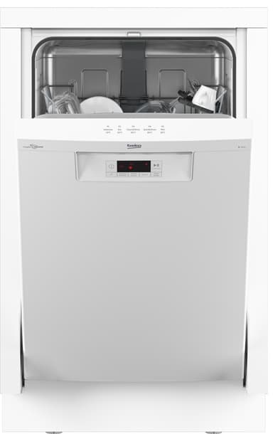 Beko astianpesukone BDUS16020W työtason alle asennettava