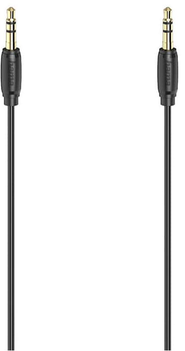Hama Audio kultapinnoitettu kaapeli 3,5 mm - 3,5 mm ( 1,5 m)