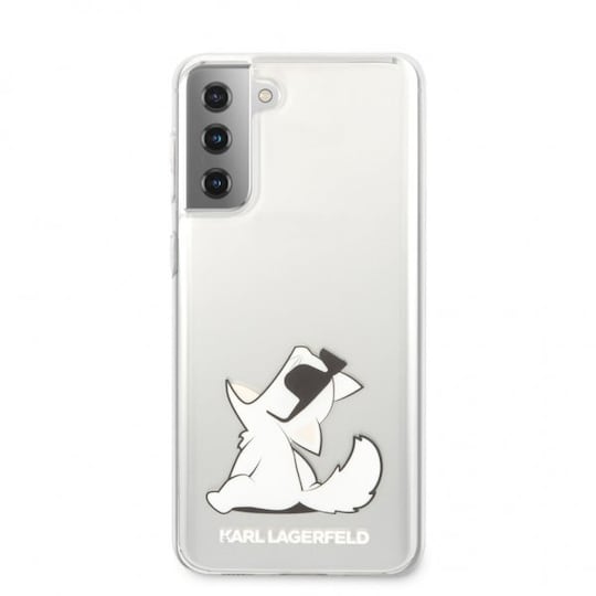 Karl Lagerfeld Samsung Galaxy S21 Kuori Choupette Läpinäkyvä Kirkas