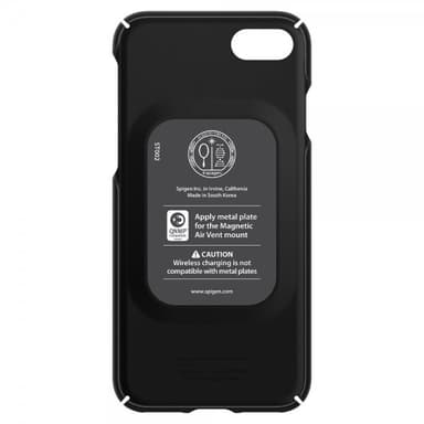 Spigen Thin Fit Kuori iPhone 7/8/SE Musta