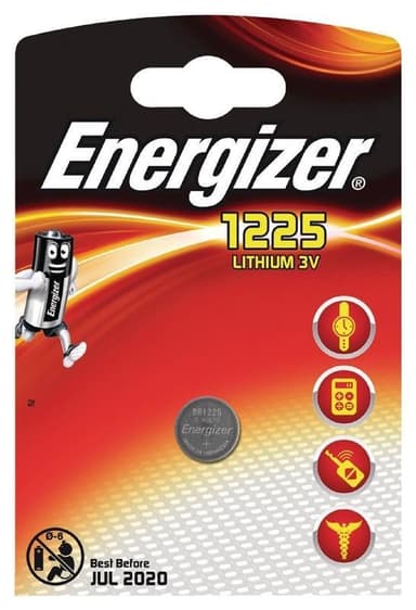Litium Nappiparisto BR1225 3 V 1-Blisteri