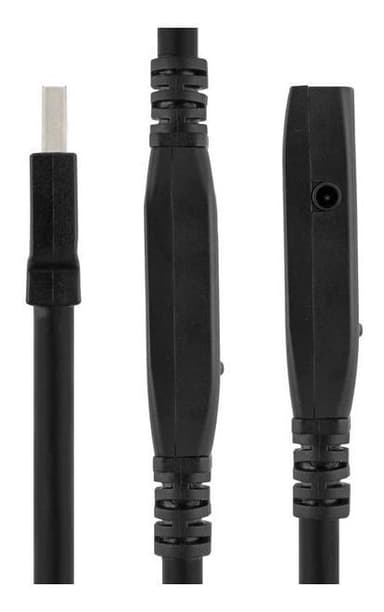 PRIME USB 3 extens cable active TypeA ma>TypeA fe 10m black