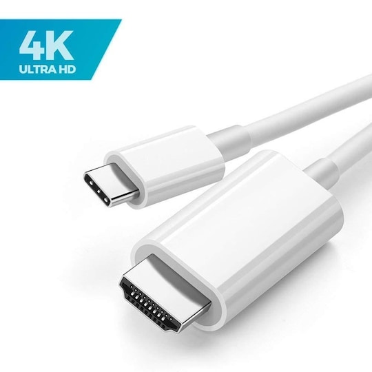 USB-C-HDMI-kaapeli 4K UHD 2 metriä
