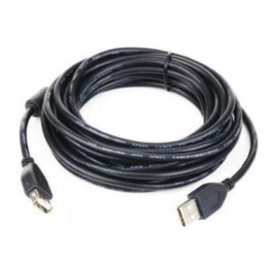 Kaapelixpert USB 2.0 AM/FM 1,8 m, musta, USB -jatkojohto
