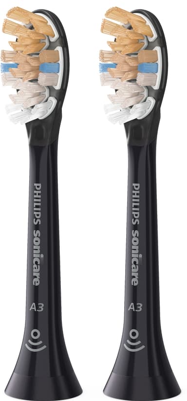 Philips Sonicare sähköhammasharjan harjaspäät HX909211 (musta, 2 kpl)