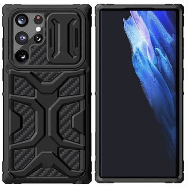Nillkin Adventure kuori Samsung Galaxy S22 Ultra - Musta