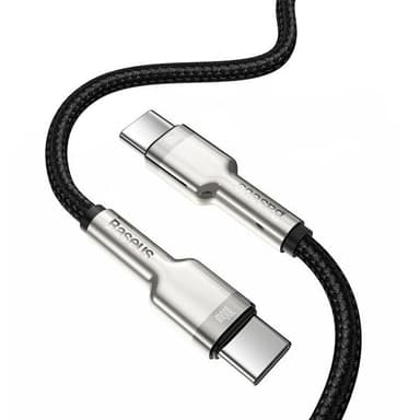 Baseus Cafule Metal USB-C - USB-C 100W 2 m Musta