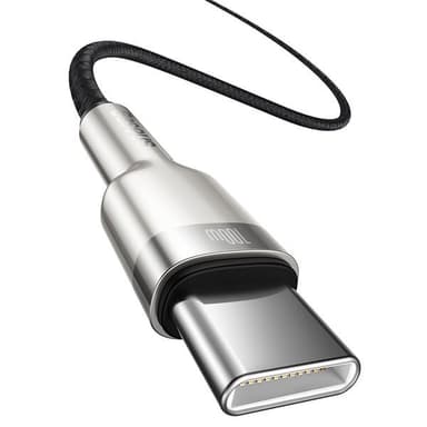Baseus Cafule Metal USB-C - USB-C 100W 2 m Musta