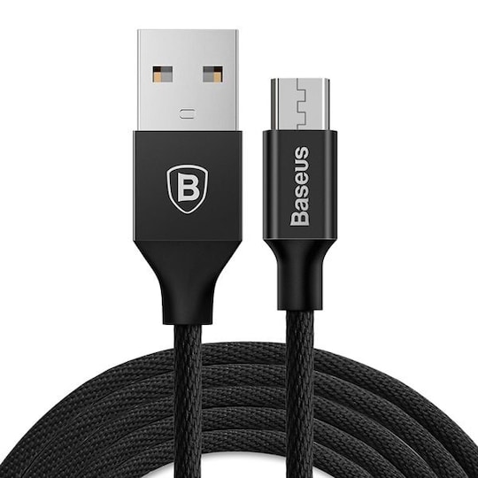 Baseus Yiven USB - microUSB 2A 1,5m Svart