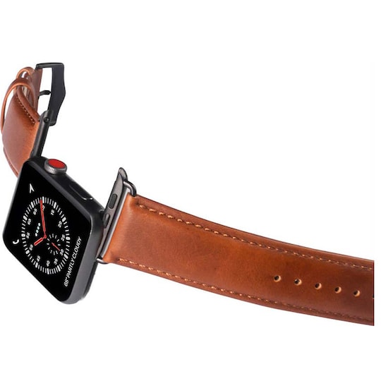 Buffalo Apple Watch 38/40/41 mm nahkainen ranneke (ruskea)