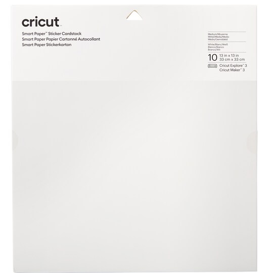Cricut Smart Sticker kartonkiarkit 10 kpl (valkoinen)