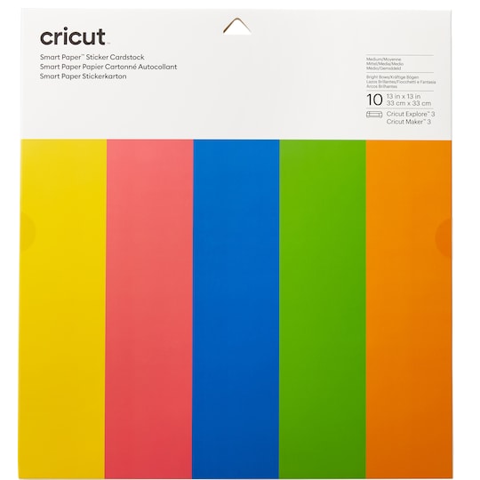 Cricut Smart Sticker kartonkiarkit 10 kpl (Brilliant Bows)