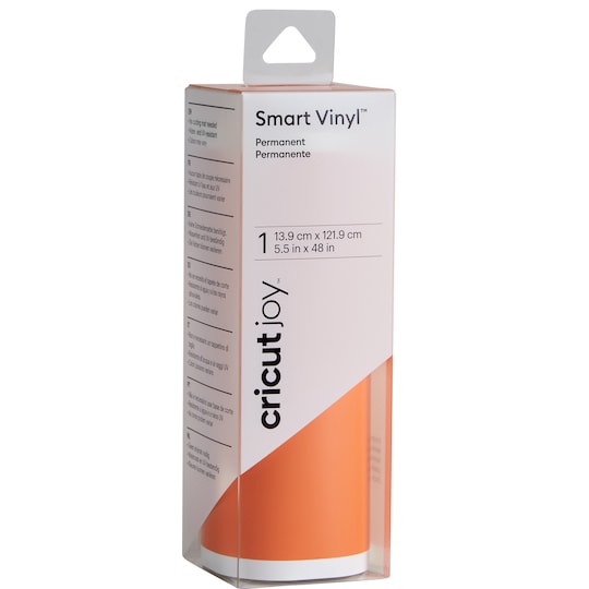 Cricut Joy Smart Vinyl arkkirulla 14x122 cm (oranssi)