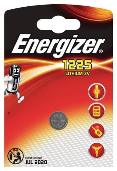 Litium Nappiparisto BR1225 3 V 1-Blisteri