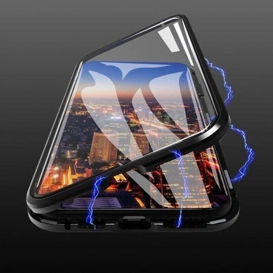 Magneettinen kuori iPhone 7/8 Plus -puhelimelle - musta
