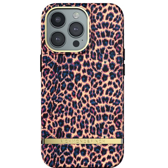R&F iPhone 13 Pro suojakuori (aprikoosi leopardi)