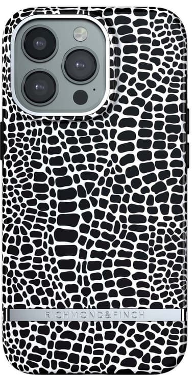 R&F iPhone 13 Pro suojakuori (Black Croc)