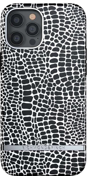 R&F iPhone 12 Pro Max suojakuori (Black Croc)