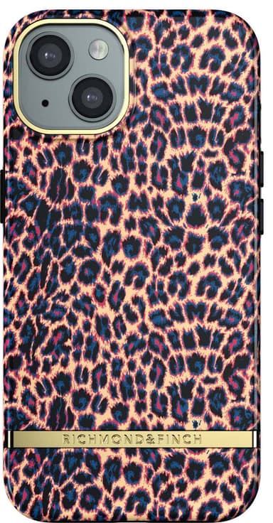 R&F iPhone 13 suojakuori (aprikoosi leopardi)
