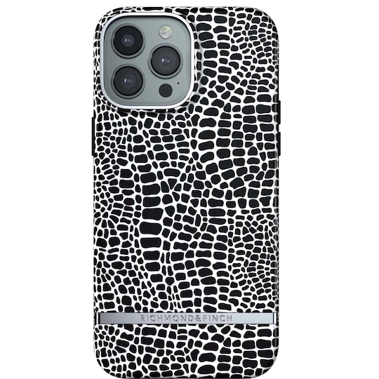 R&F iPhone 13 Pro Max suojakuori (Black Croc)