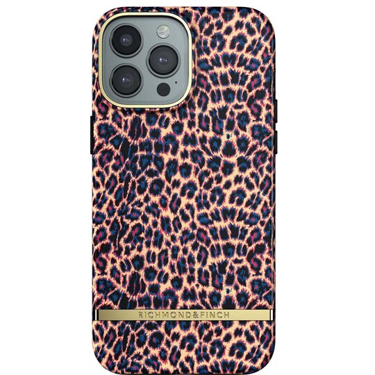 R&F iPhone 13 Pro Max suojakuori (aprikoosi leopardi)