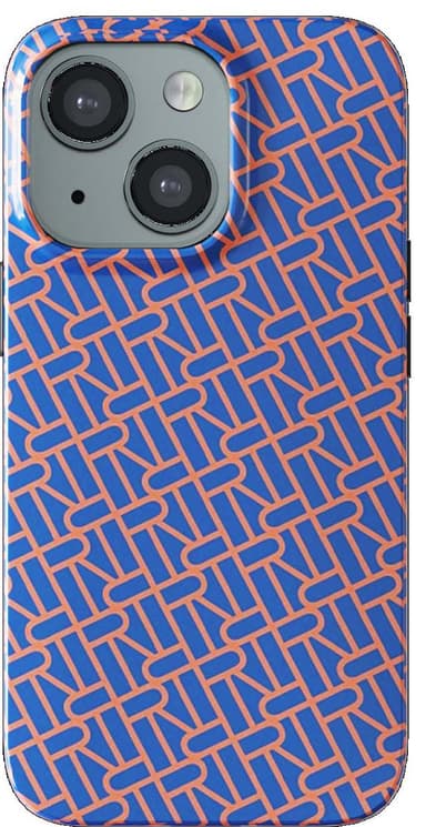 R&F iPhone 13 Pro suojakuori (sininen aprikoosi)