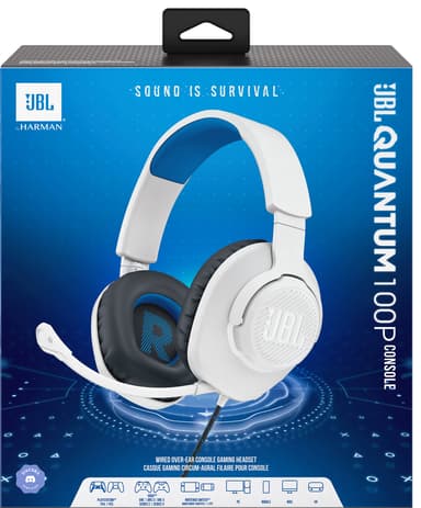 JBL Quantum 100P pelikuulokkeet konsoleille (PS Edition)