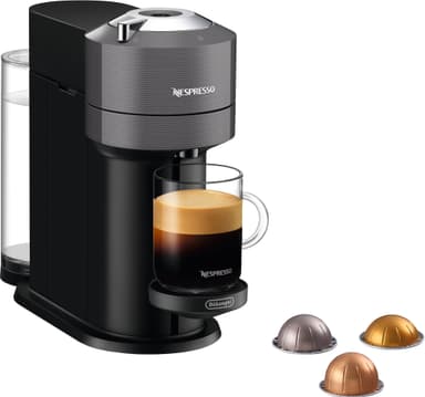 Nespresso Vertuo Next by Delonghi kapselikeitin ENV120GY (harmaa)